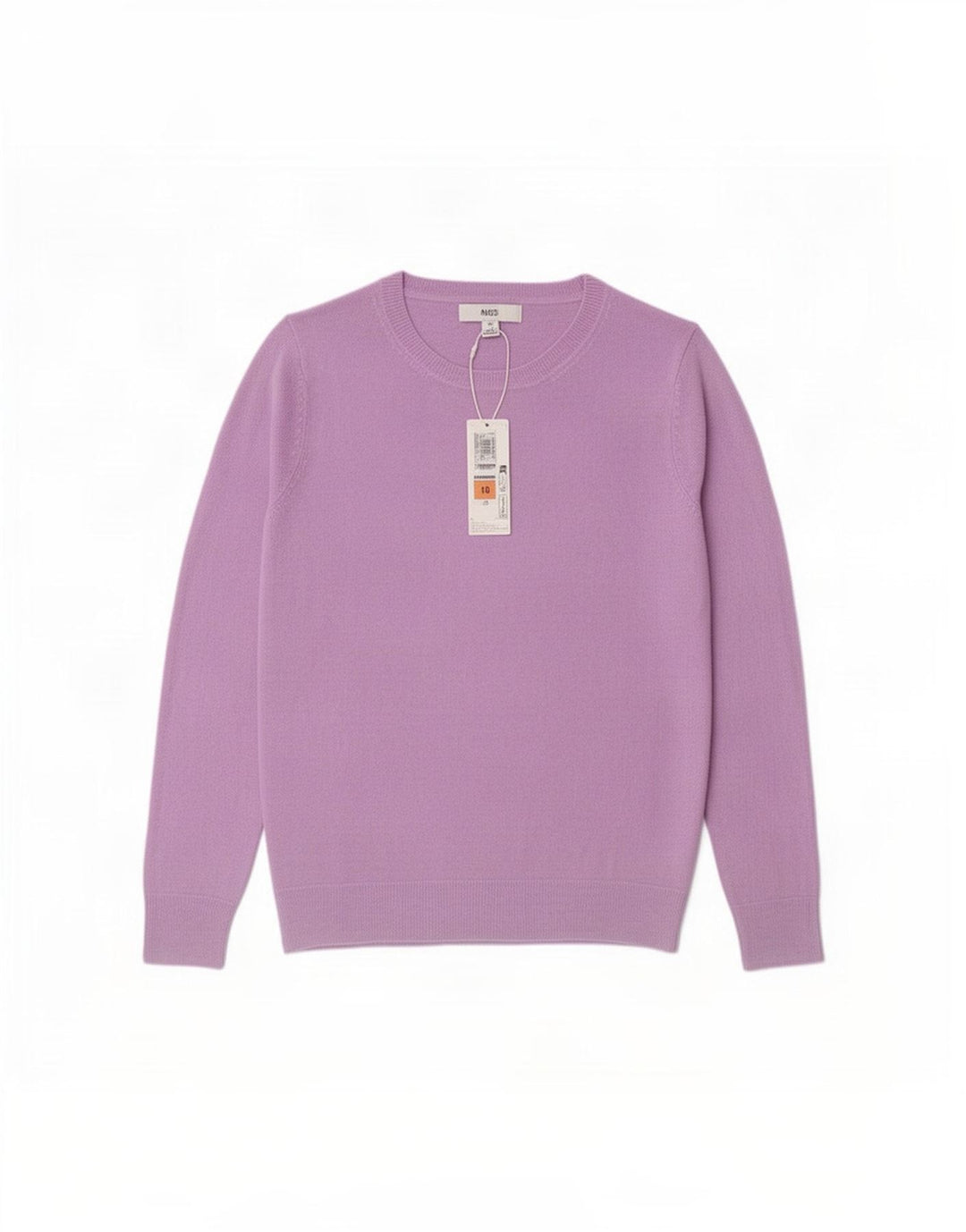 Marks & Spencer Womens Crew Neck Jumper Sweater UK 10 Small Purple