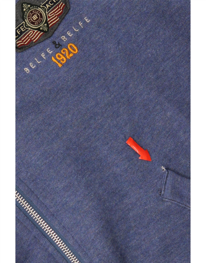 Belfe & Belfe Mens Graphic Full Tracksuit IT 50 Large  Blue