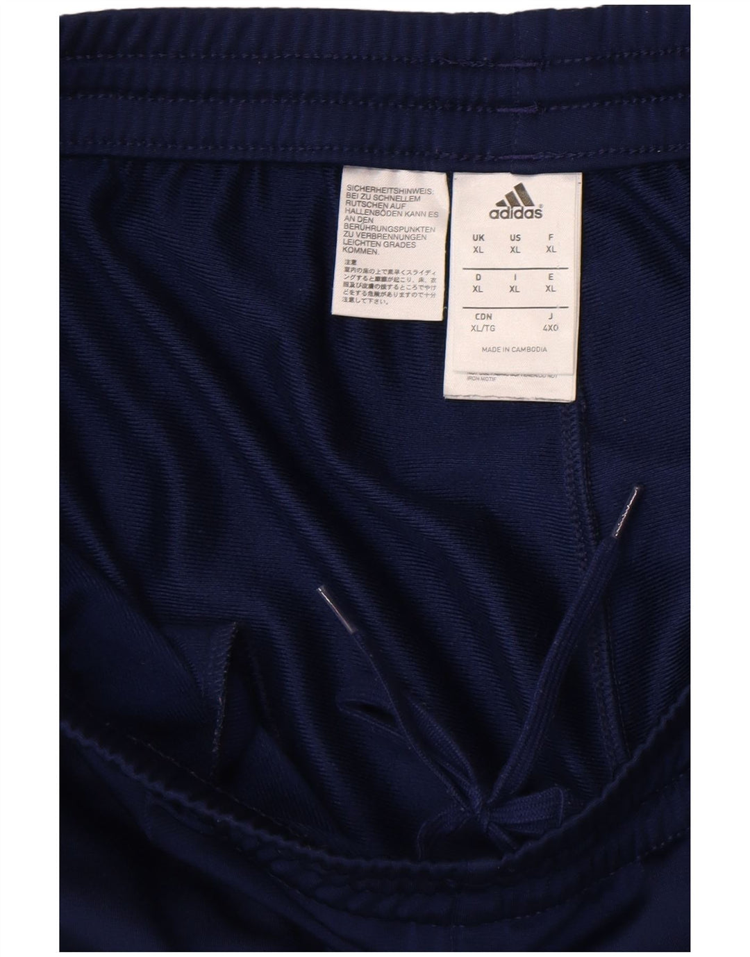 Adidas Mens Tracksuit Trousers Joggers XL  Navy Blue Polyester