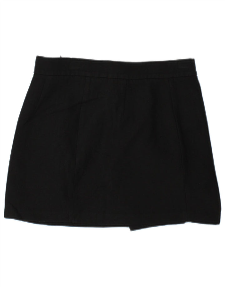 Zara Womens Mini Skirt Small W27 Black Polyester