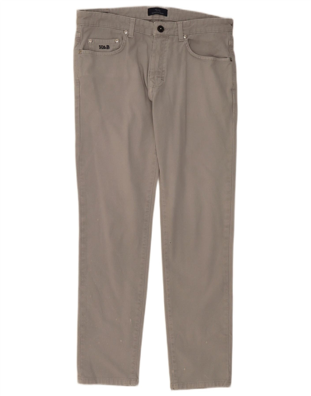 HARMONT & BLAINE Mens Slim Casual Trousers IT 48 Medium W32 L30 Grey Vintage Harmont & Blaine and Second-Hand Harmont & Blaine from Messina Hembry 