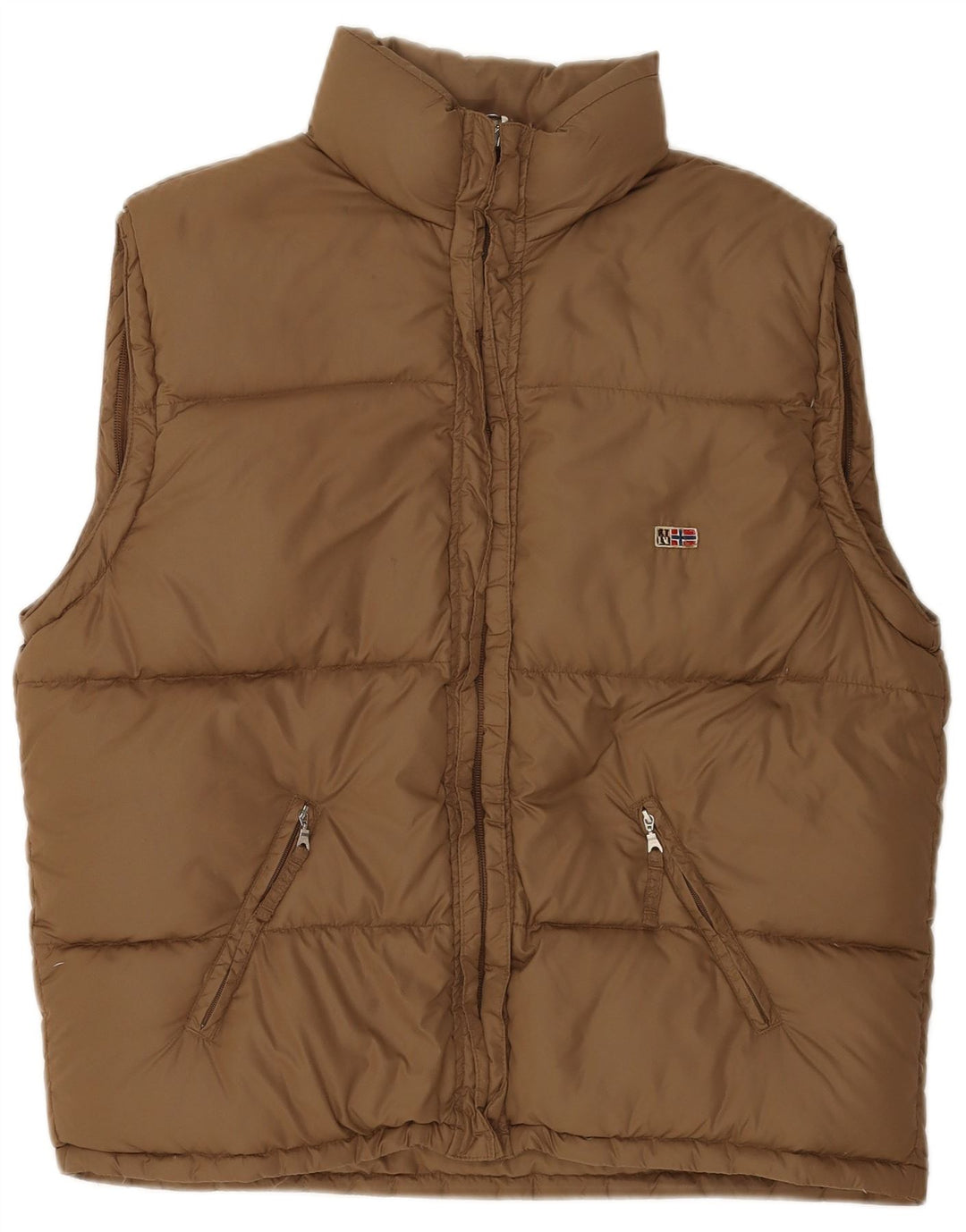 NAPAPIJRI Boys Padded Gilet 15-16 Years Beige Polyamide