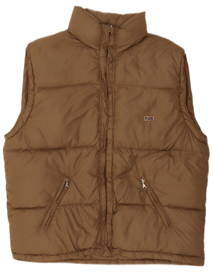 NAPAPIJRI Boys Padded Gilet 15-16 Years Beige Polyamide