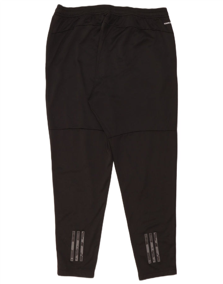 ADIDAS Mens Aeroready Tracksuit Trousers Large  Black Polyester