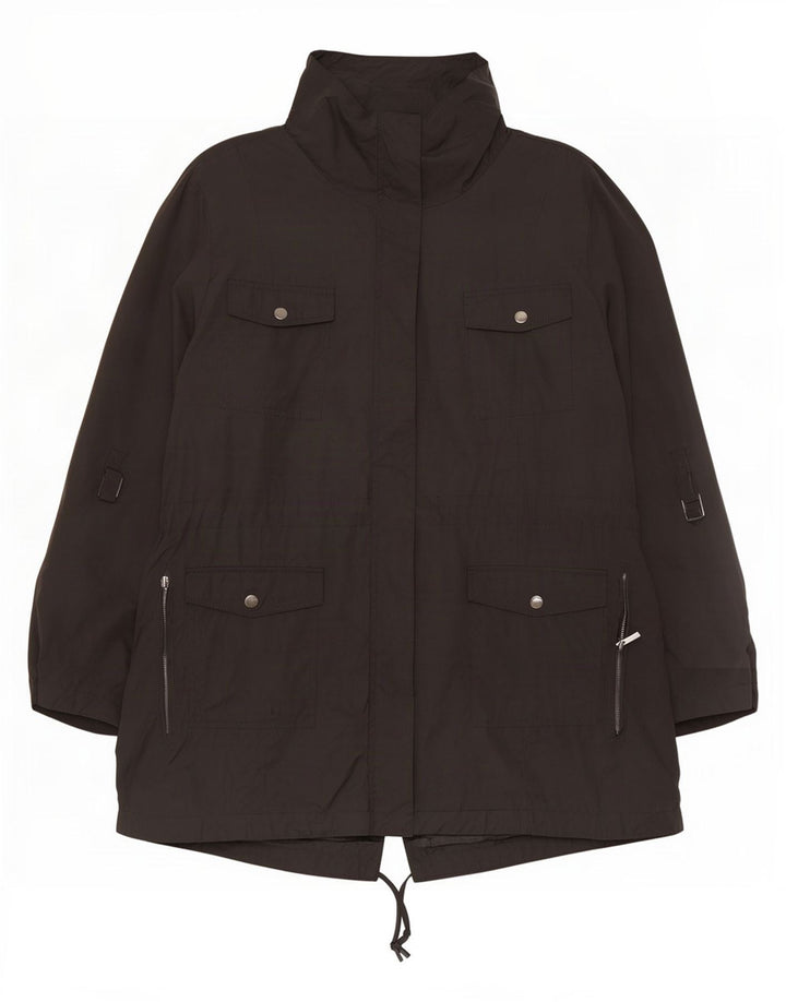 Marks & Spencer Womens Autograph Oversized Parka Jacket UK 20 2XL Black