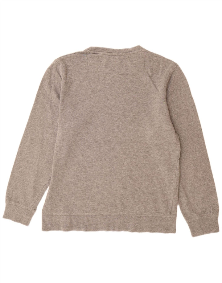 Jack & Jones Mens Graphic Sweatshirt Jumper Large Grey Cotton