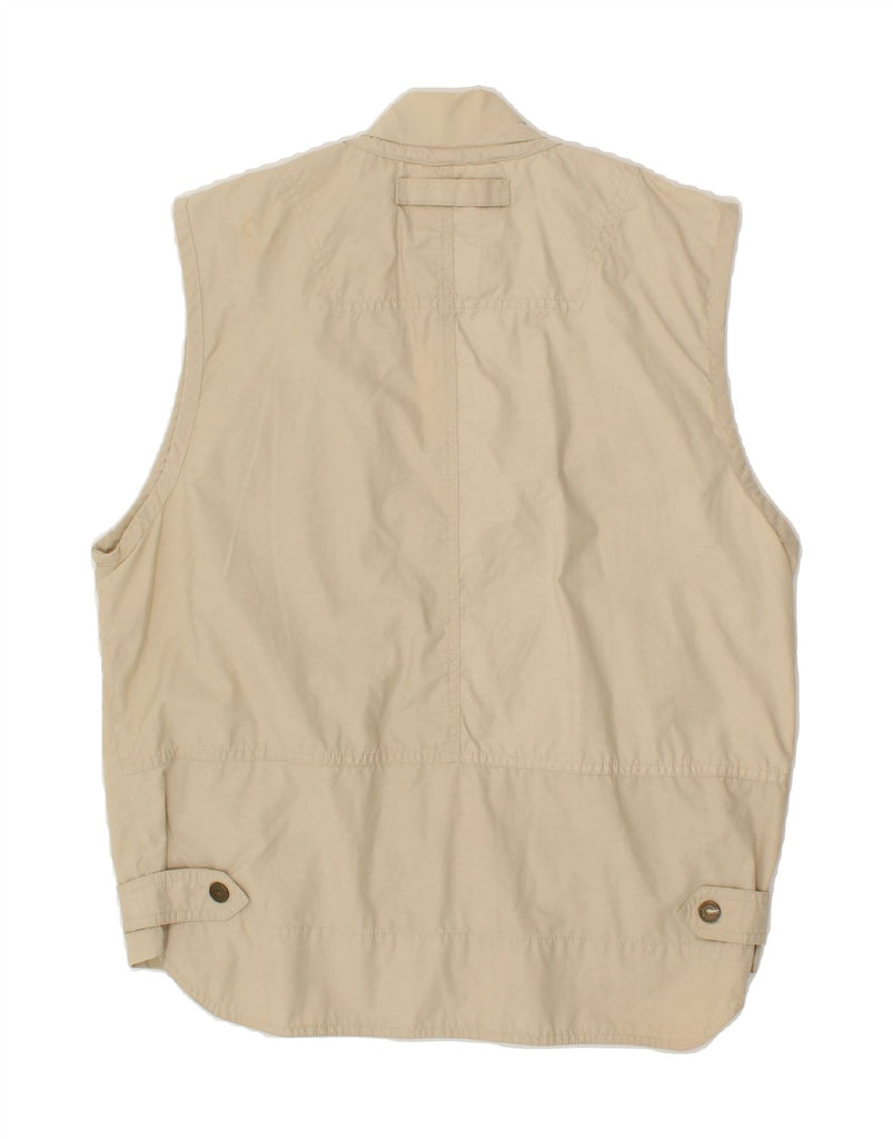 CAMEL Mens Utility Gilet UK 38 Medium Beige | Vintage Camel | Thrift | Second-Hand Camel | Used Clothing | Messina Hembry 