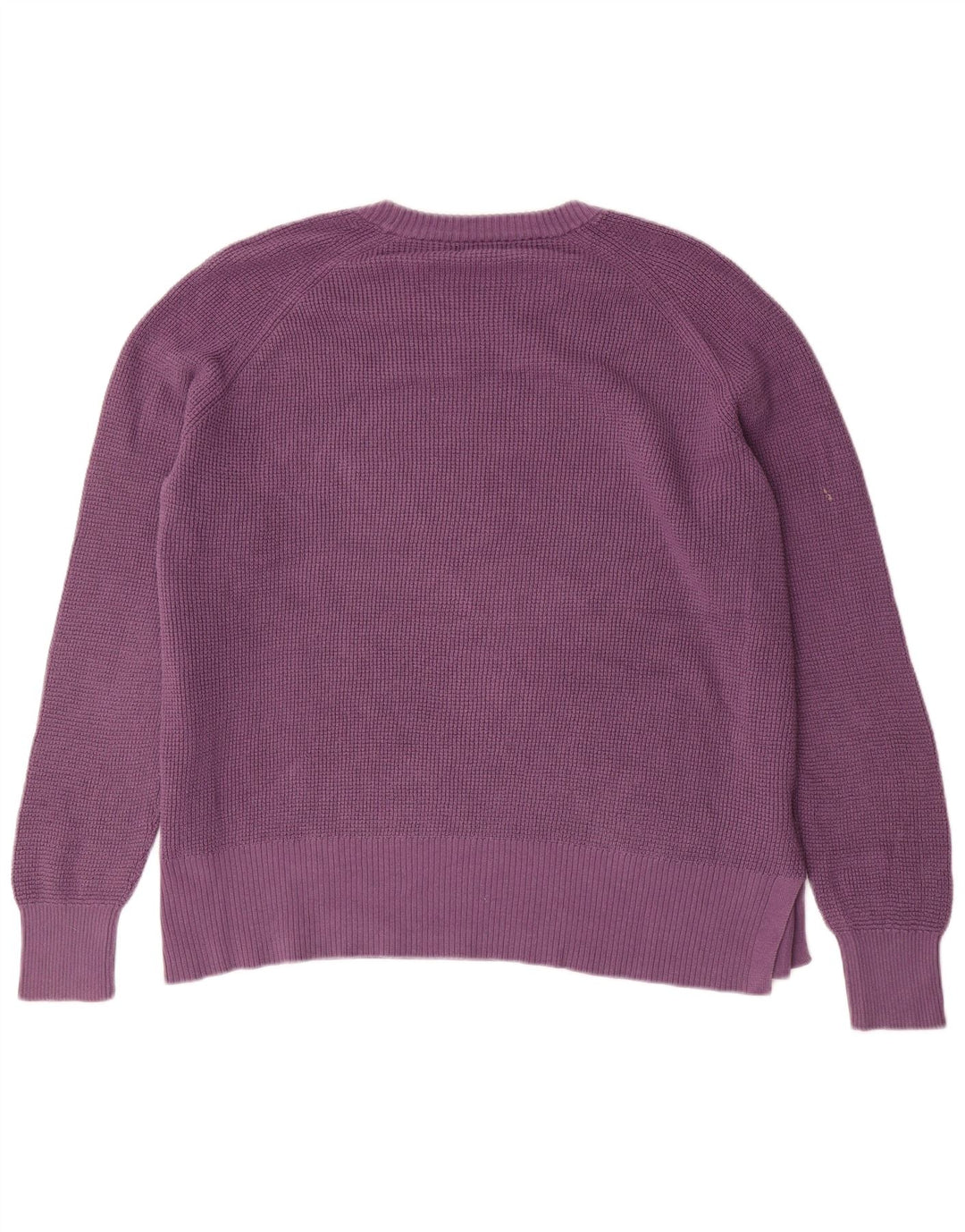 EDDIE BAUER Womens Oversized Crew Neck Jumper Sweater UK 18 XL Purple