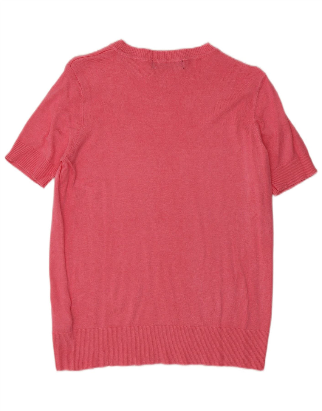 Marks & Spencer Womens Boat Neck Jumper Sweater UK 8 Small Pink