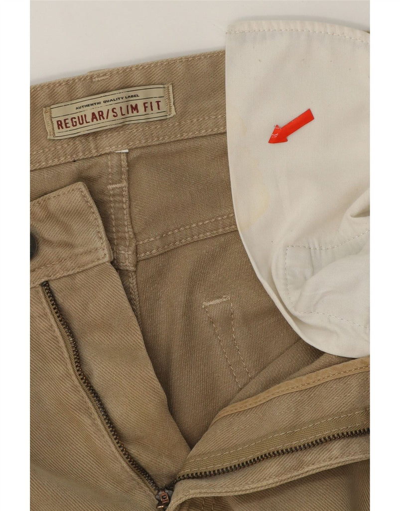 MARLBORO CLASSICS Mens Regular Casual Trousers  W32 L34 Khaki Vintage Marlboro Classics and Second-Hand Marlboro Classics from Messina Hembry 