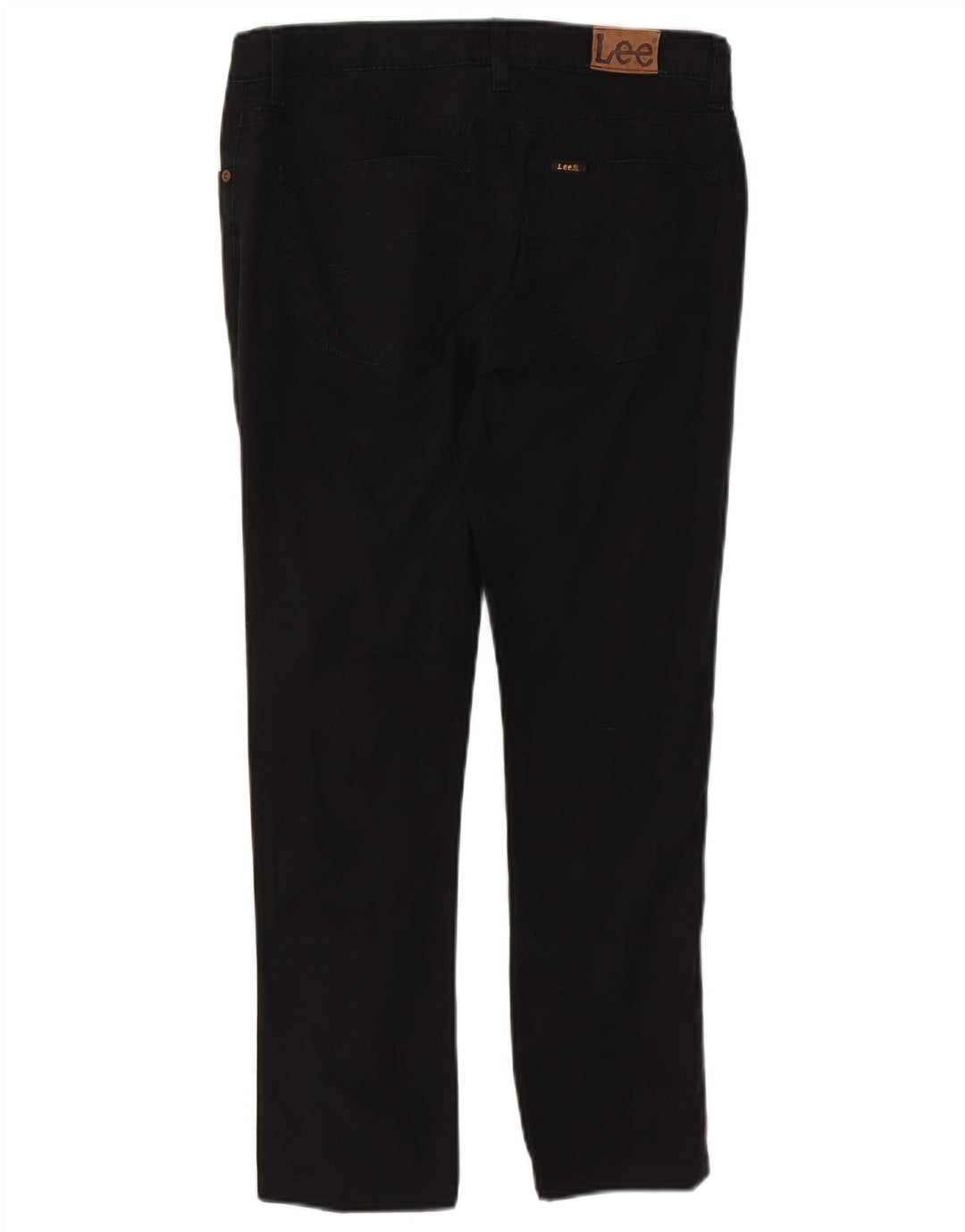 LEE Mens Cameron Straight Jeans W33 L25 Black Cotton