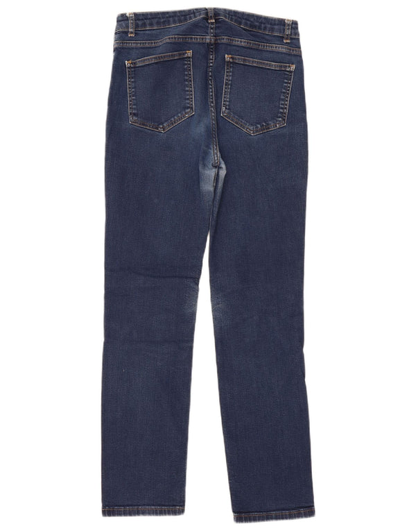 Boden Womens The Trafalgar Straight Jeans UK 12 Medium W28 L28 Blue Cotton