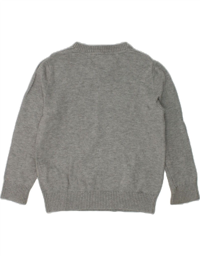 TOMMY HILFIGER Boys Crew Neck Jumper Sweater 2-3 Years Grey Cotton | Vintage Tommy Hilfiger | Thrift | Second-Hand Tommy Hilfiger | Used Clothing | Messina Hembry 