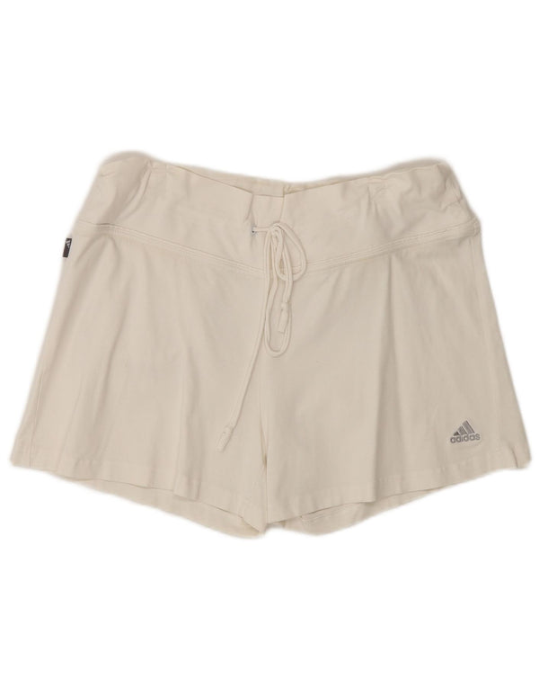 Adidas Womens Sport Shorts UK 18 XL White Cotton