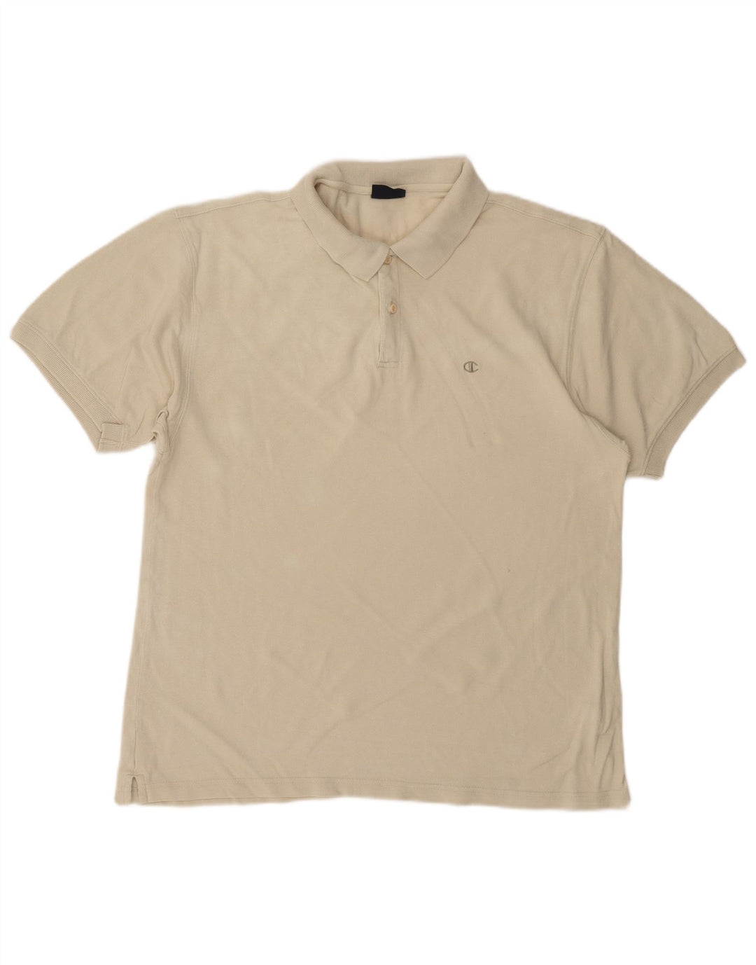 CHAMPION Mens Polo Shirt XL Beige