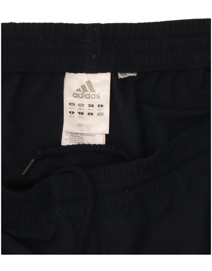 Adidas Mens Tracksuit Trousers 2XL  Navy Blue Polyester