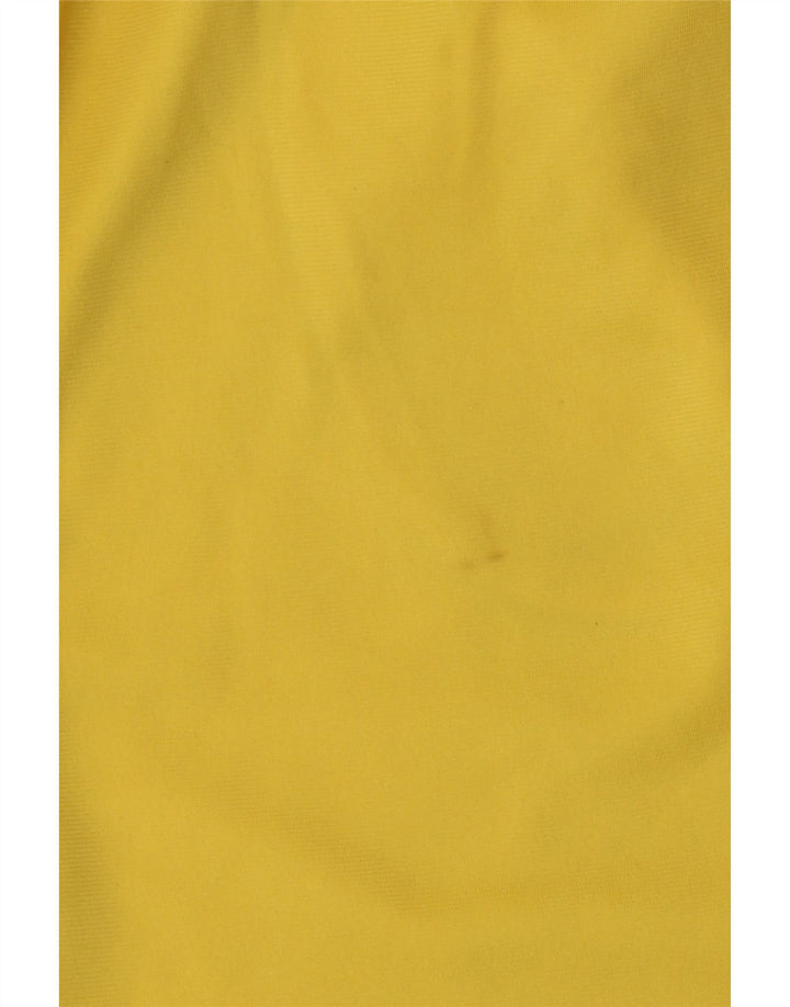 Kappa Mens Graphic Sport Shorts Medium  Yellow Polyester