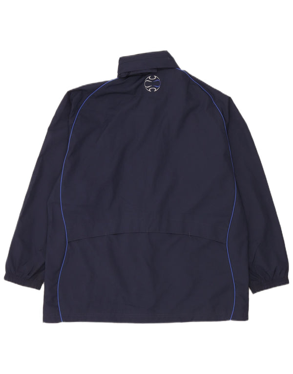 Adidas Boys Chelsea FC Graphic Tracksuit Top Jacket 13-14 Years Navy Blue