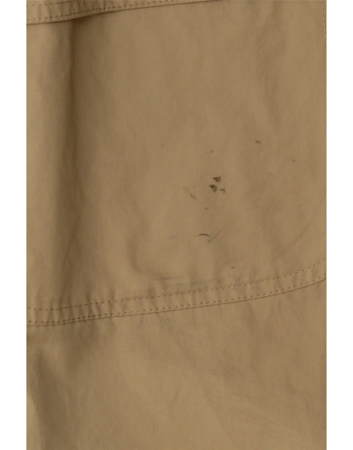 REPLAY Womens Trench Coat UK 14 Medium Beige Cotton