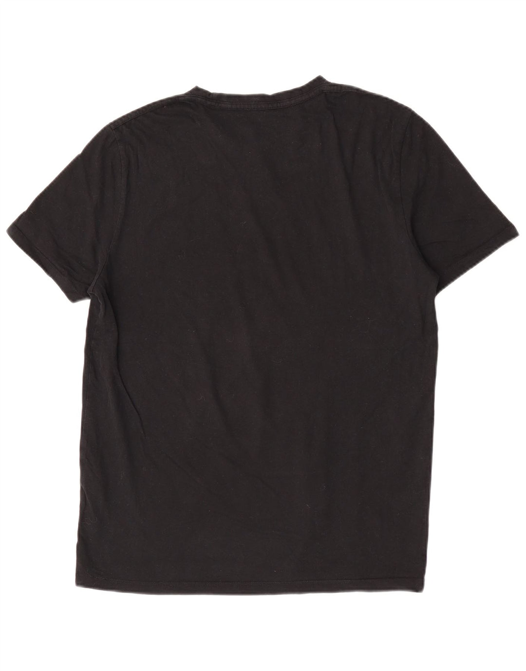 All Saints Mens T-Shirt Top Large Black Cotton