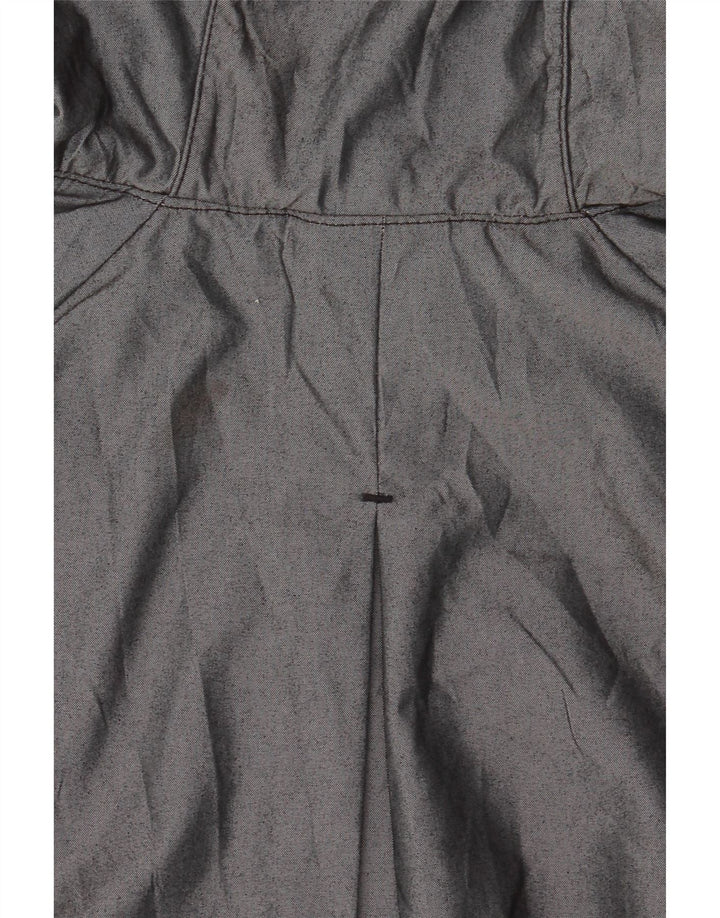 Nike Mens Hooded Rain Jacket UK 38 Medium Grey Colourblock Nylon