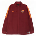 Nike Mens Barcelona Tracksuit Top Jacket XL Burgundy Colourblock Polyester