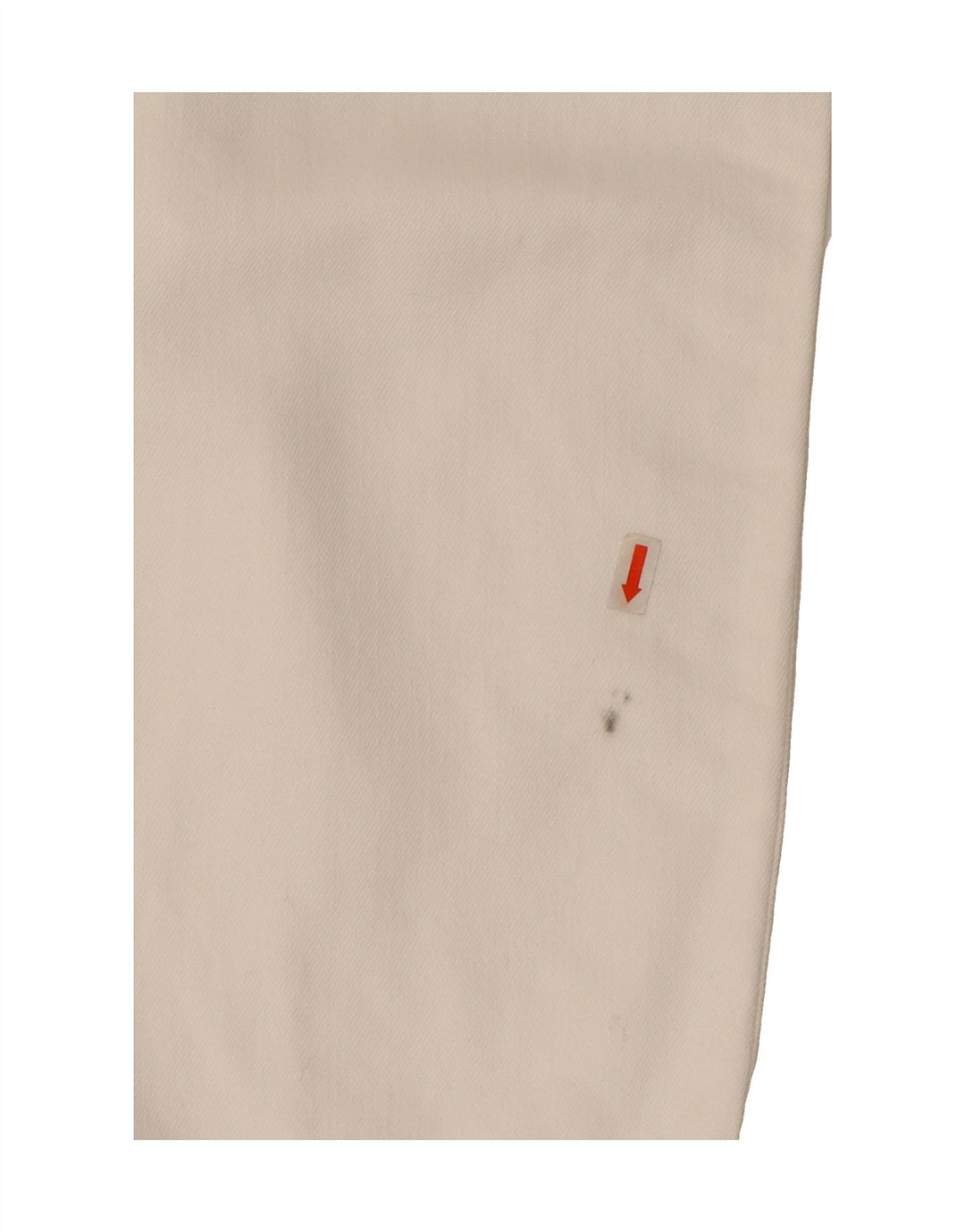 LEVI'S Womens Ribcage Straight Jeans W27 L27 White Cotton Vintage Levi's and Second-Hand Levi's from Messina Hembry 