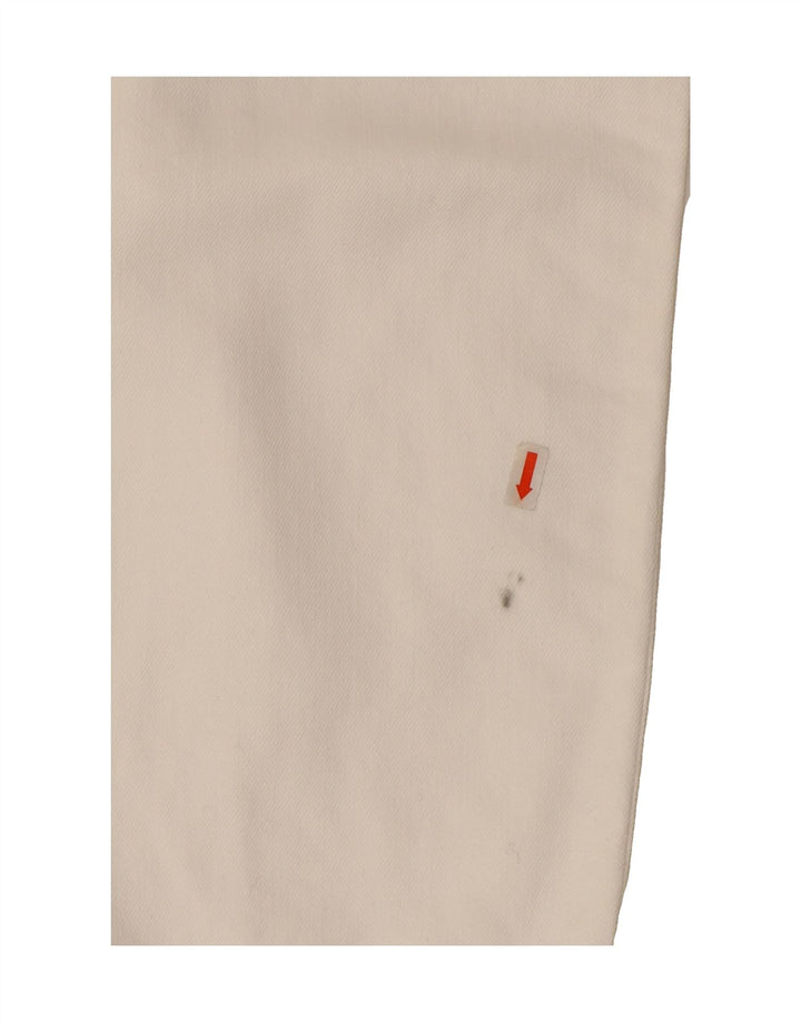 LEVI'S Womens Ribcage Straight Jeans W27 L27 White Cotton Vintage Levi's and Second-Hand Levi's from Messina Hembry 