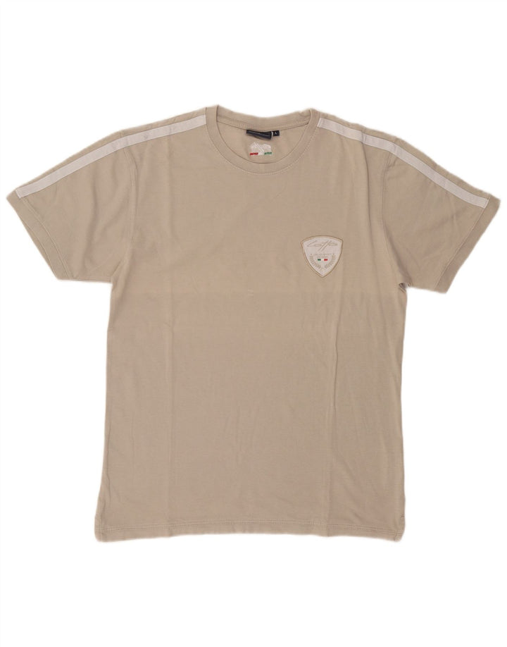 Lotto Mens T-Shirt Top Large Grey Cotton