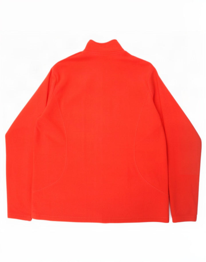 Marks & Spencer Womens Fleece Jacket UK 18 XL Red Polyester