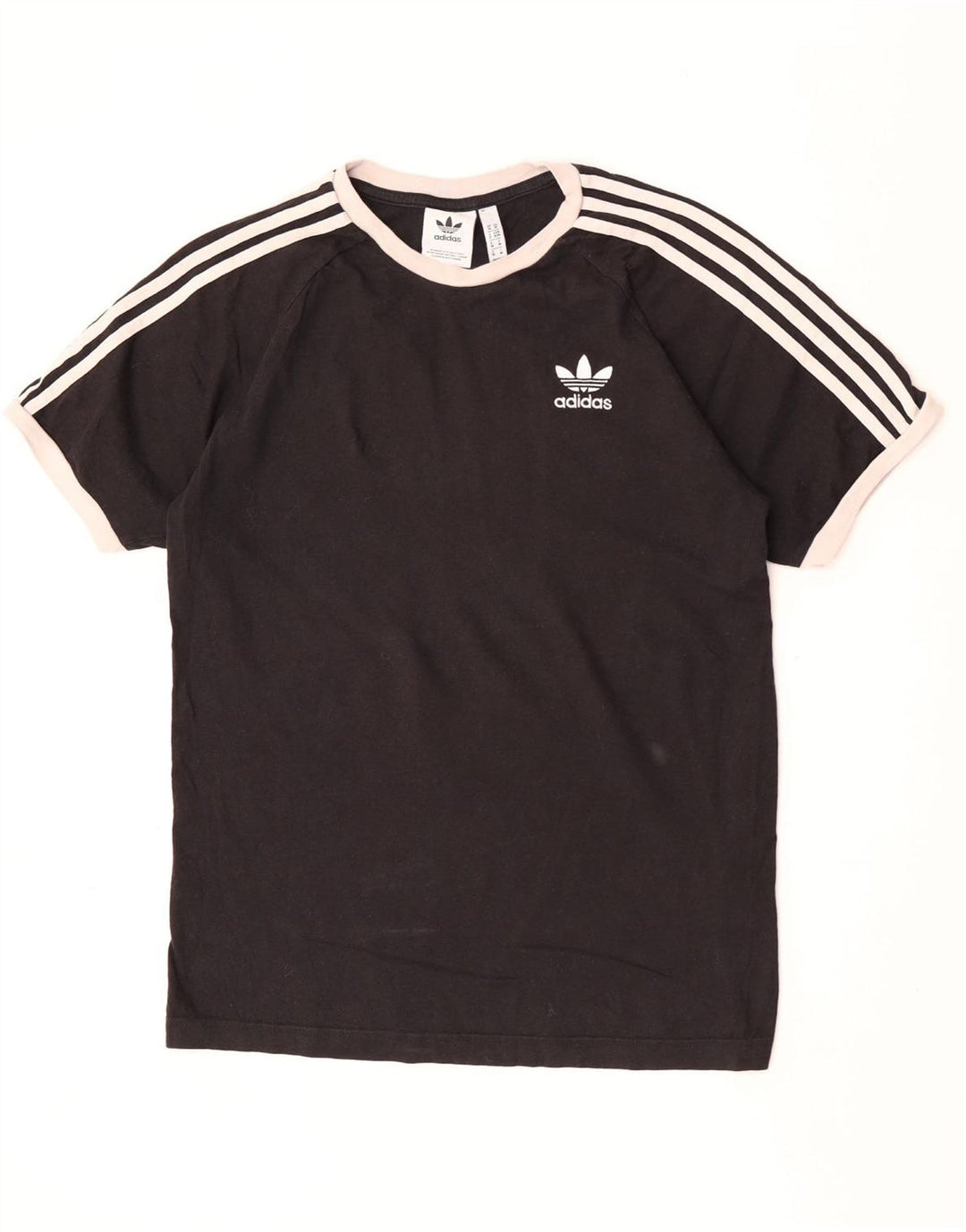 Adidas Mens T-Shirt Top Medium Black Cotton