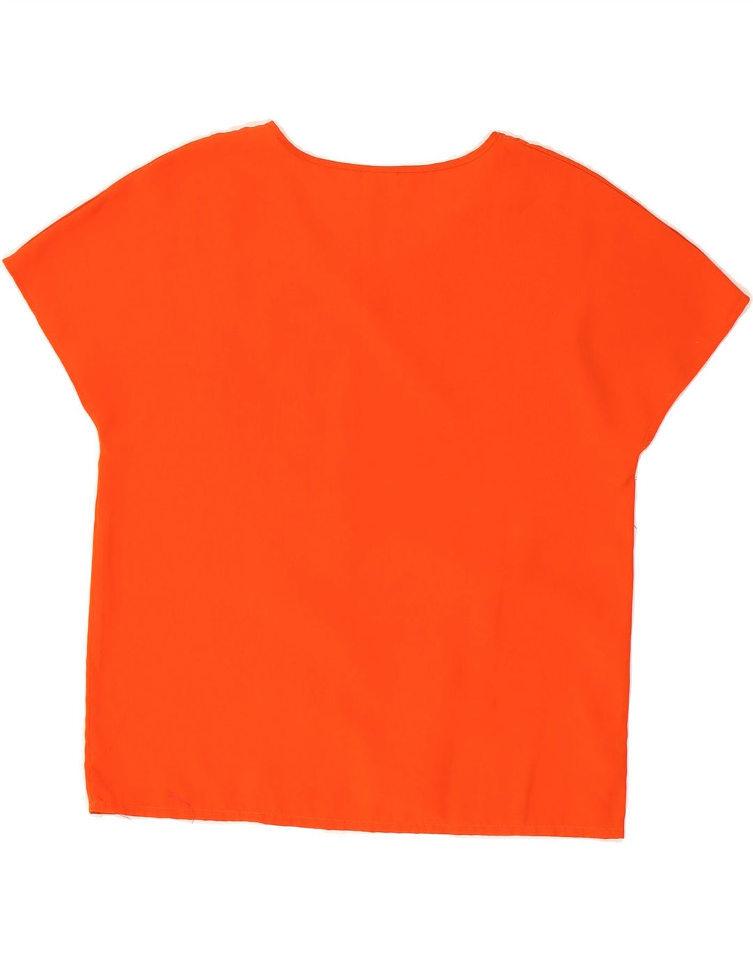 PRIMAVERA FIRENZE Womens Blouse Top UK 14 Large Orange Polyester Vintage Primavera Firenze and Second-Hand Primavera Firenze from Messina Hembry 