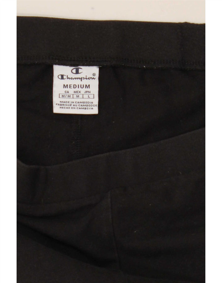 Champion Womens Leggings UK 12 Medium Black