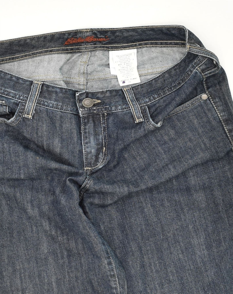 EDDIE BAUER Womens Straight Jeans US 6 Medium W30 L31 Blue Cotton | Vintage Eddie Bauer | Thrift | Second-Hand Eddie Bauer | Used Clothing | Messina Hembry 