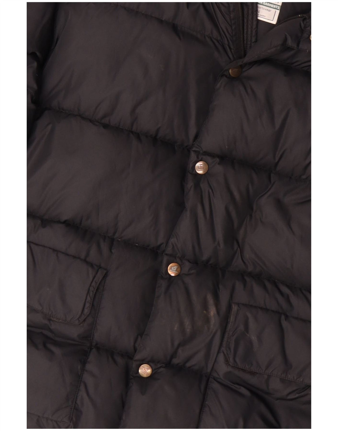 HENRY COTTONS Mens Loose Fit Padded Jacket IT 48 Medium Black