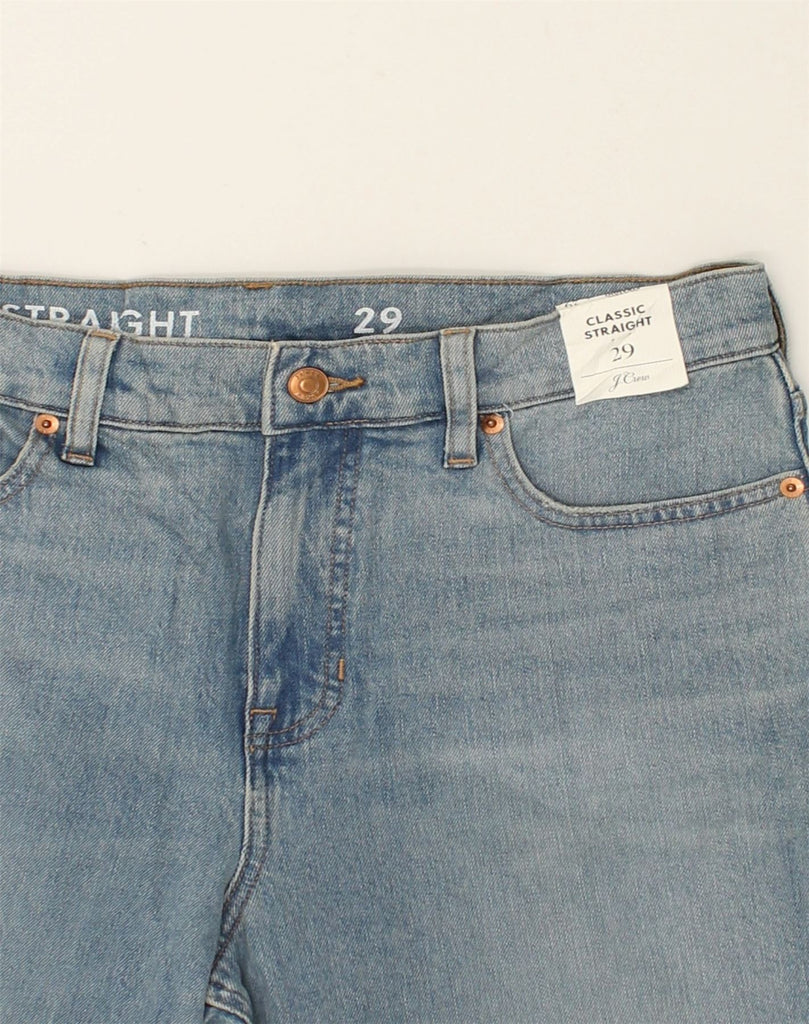 J. CREW Womens Classic Classic Fit Straight Jeans W29 L26 Blue Cotton | Vintage J. Crew | Thrift | Second-Hand J. Crew | Used Clothing | Messina Hembry 