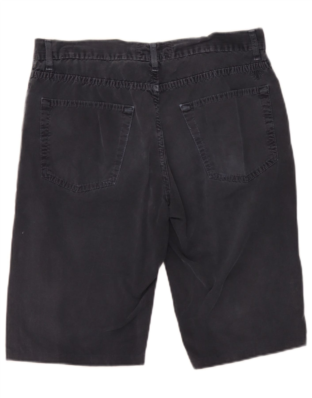 Fred Perry Mens Casual Shorts IT 46 Small W30  Navy Blue Cotton