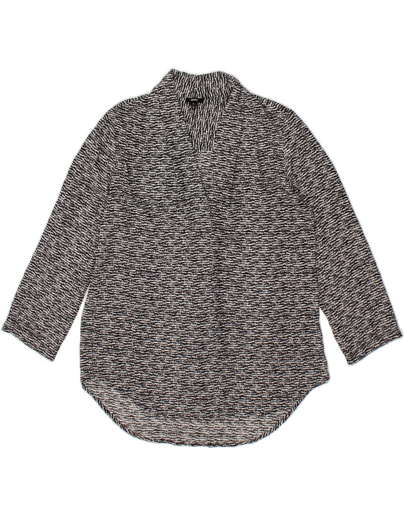 MOSSIMO Womens Abstract Pattern Pullover Shirt Blouse UK 16 Large Black Vintage Mossimo and Second-Hand Mossimo from Messina Hembry 