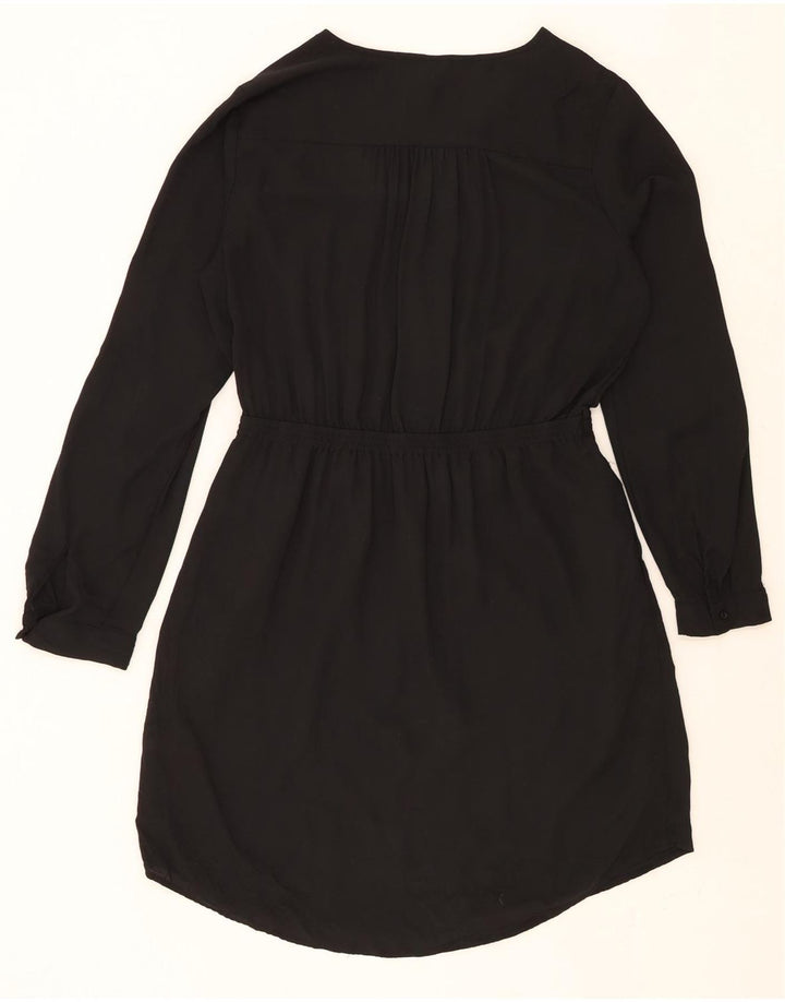 MOSSIMO Womens Pullover Shirt Dress UK 16 Large Black Polyester Vintage Mossimo and Second-Hand Mossimo from Messina Hembry 