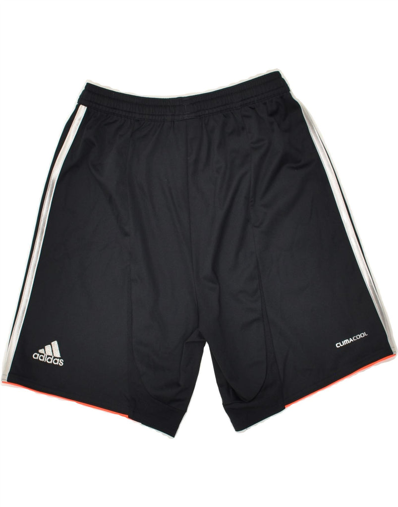 ADIDAS Boys Sport Shorts 11-12 Years Black Polyester | Vintage Adidas | Thrift | Second-Hand Adidas | Used Clothing | Messina Hembry 