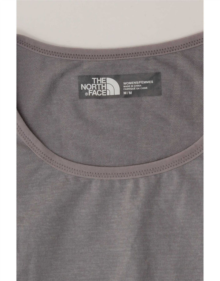 The North Face Womens T-Shirt Top UK 12 Medium Grey Colourblock