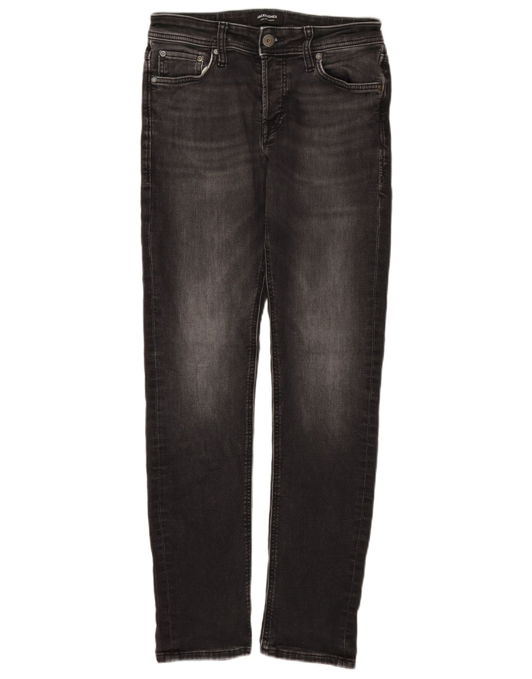 Jack & Jones Mens GLENN Slim Jeans W29 L32 Grey Cotton