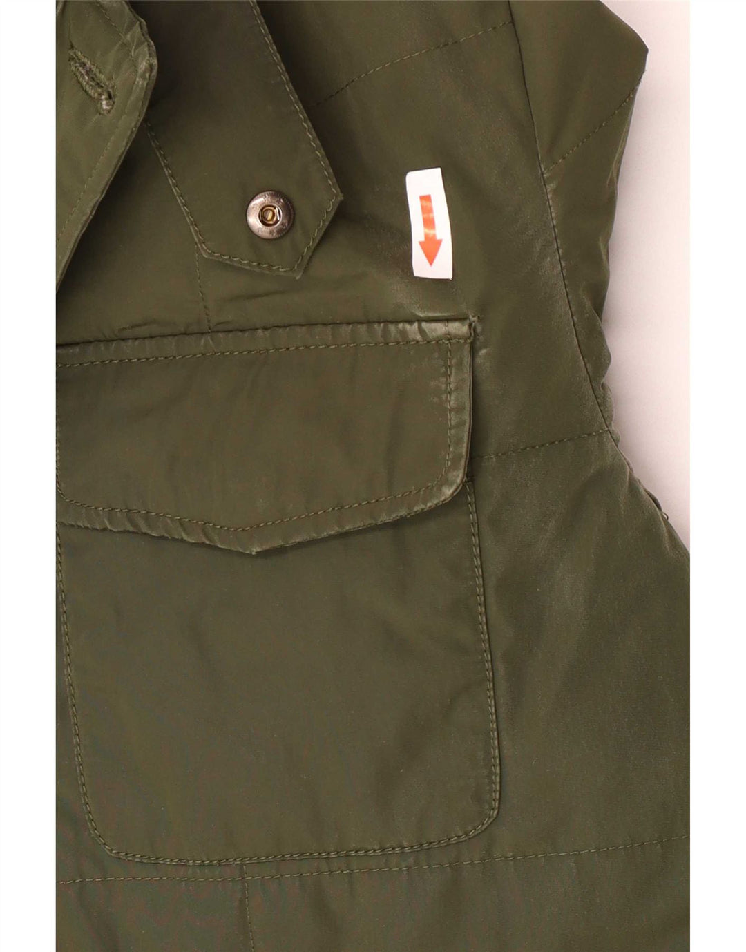 Guess By Marciano Mens Padded Jacket IT 54 2XL Khaki Polyester