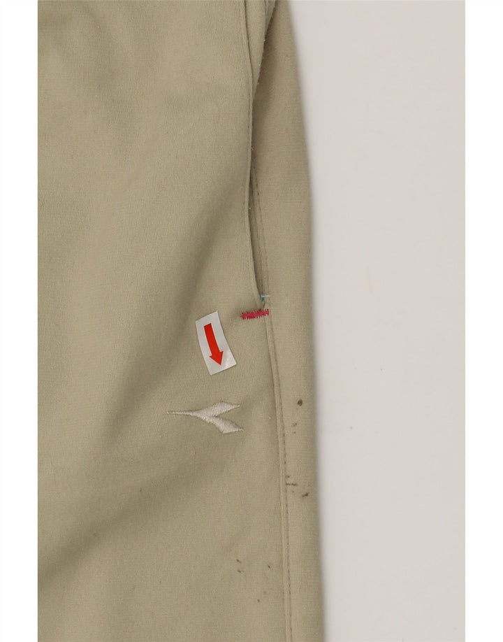 DIADORA Womens Tracksuit Trousers UK 10 Small  Beige Polyester Vintage Diadora and Second-Hand Diadora from Messina Hembry 