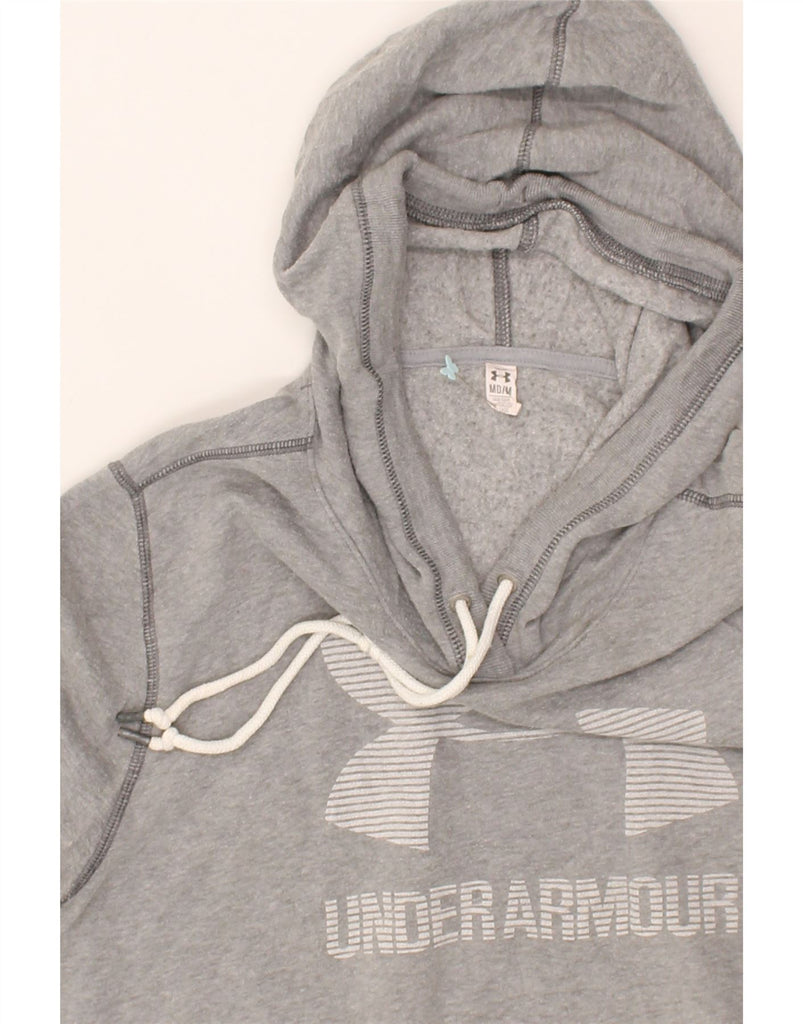 UNDER ARMOUR Mens Graphic Hoodie Jumper Medium Grey | Vintage Under Armour | Thrift | Second-Hand Under Armour | Used Clothing | Messina Hembry 