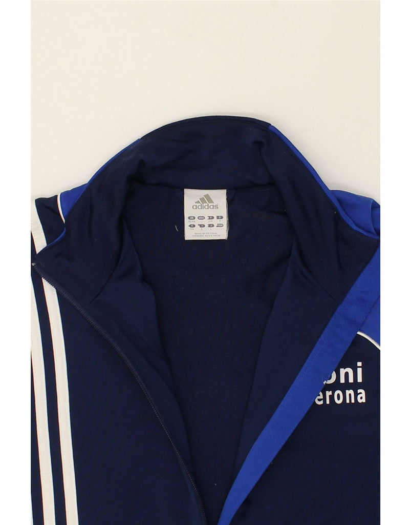 ADIDAS Mens Tracksuit Top Jacket Medium Navy Blue Colourblock Polyester | Vintage Adidas | Thrift | Second-Hand Adidas | Used Clothing | Messina Hembry 