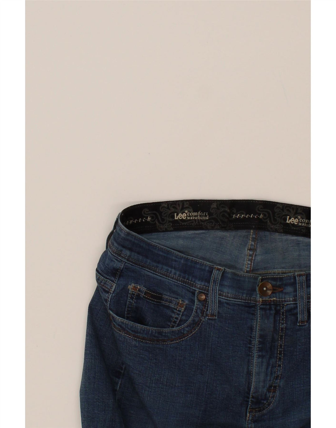 LEE Womens Comfort Fit Straight Jeans W32 L28 Blue Vintage Lee and Second-Hand Lee from Messina Hembry 