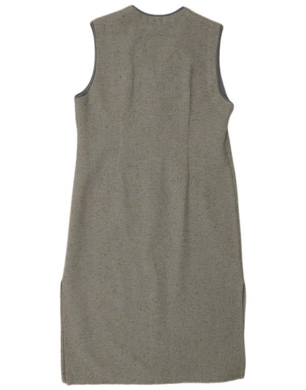 Tricot Chic Womens Sleeveless Maxi Dress UK 14 Medium Grey Flecked