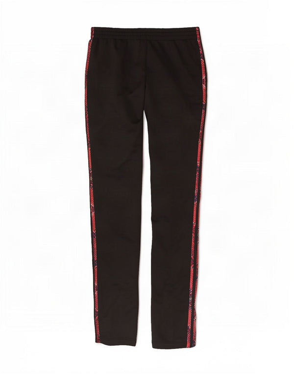 Adidas Womens Tracksuit Trousers UK 14 Medium Black Colourblock Polyester