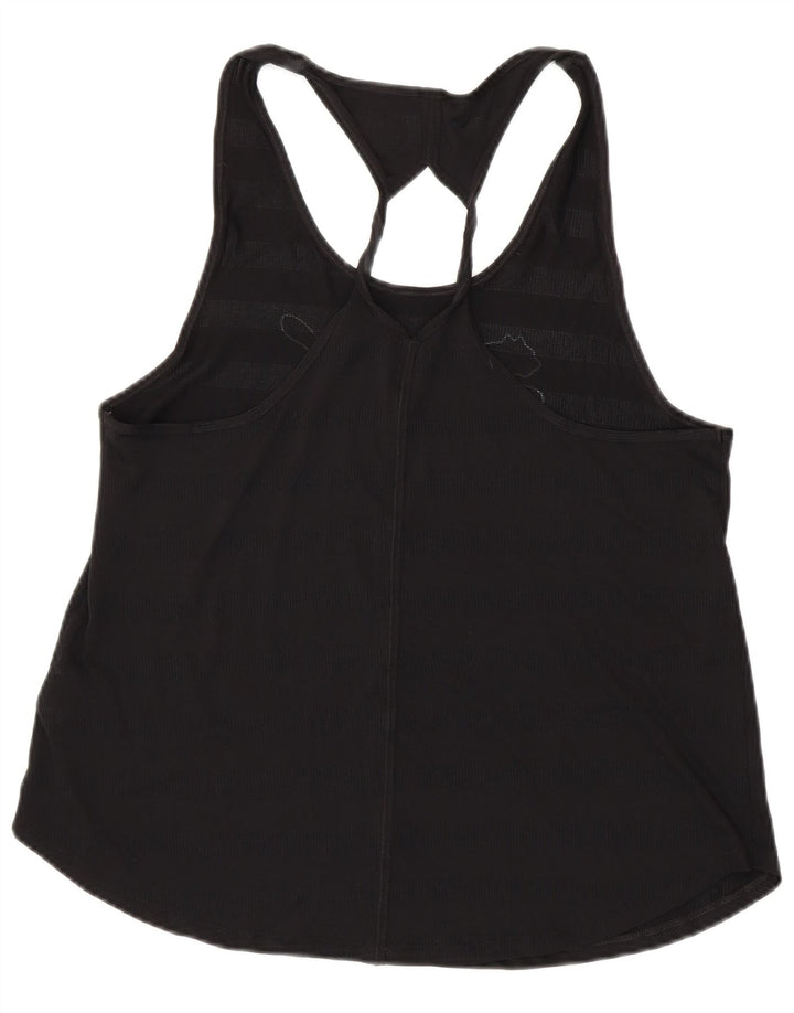 PUMA Womens Graphic Vest Top UK 16 Large  Black Polyester
